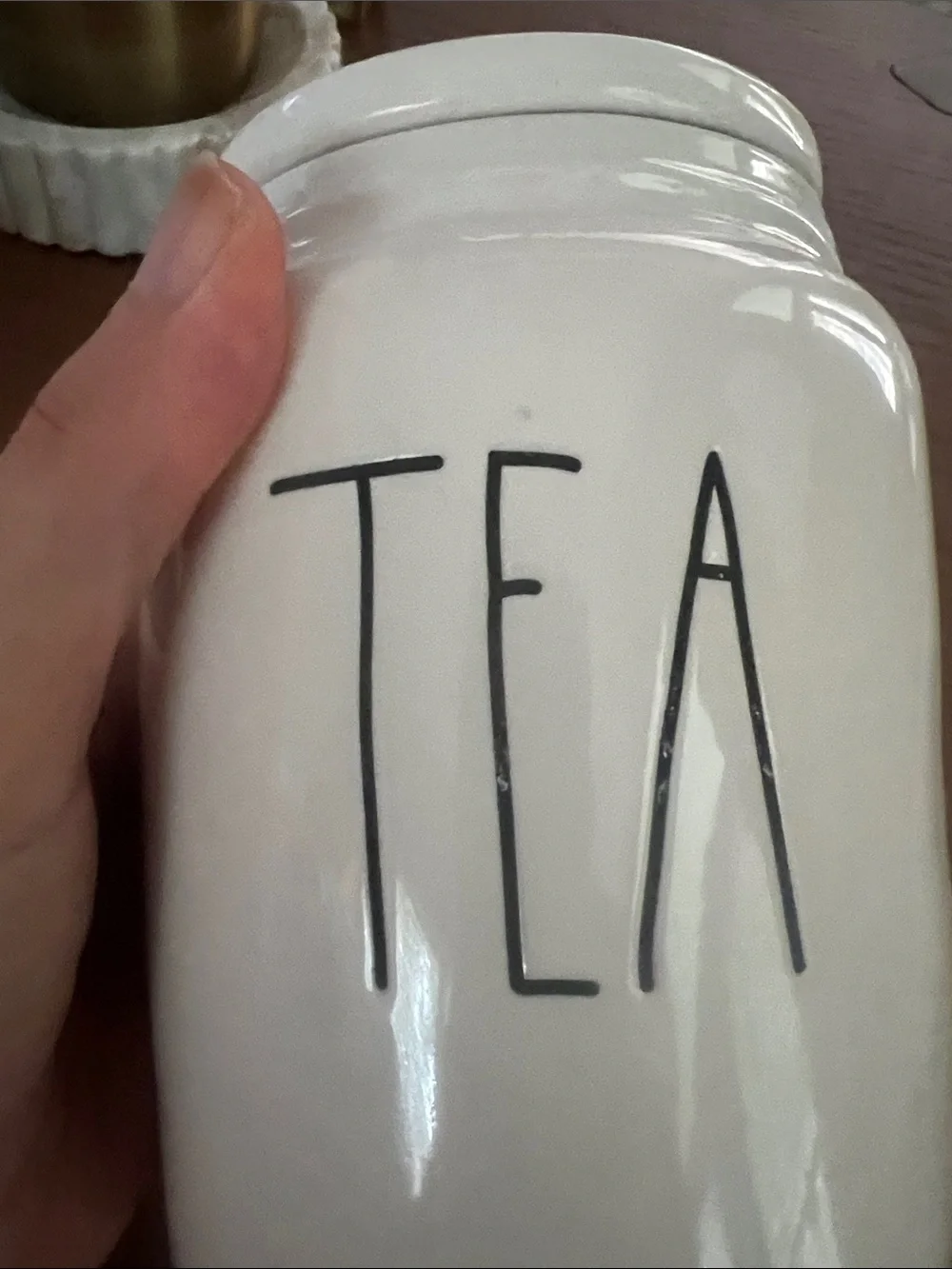 Rae Dunn Baby Tea Canister